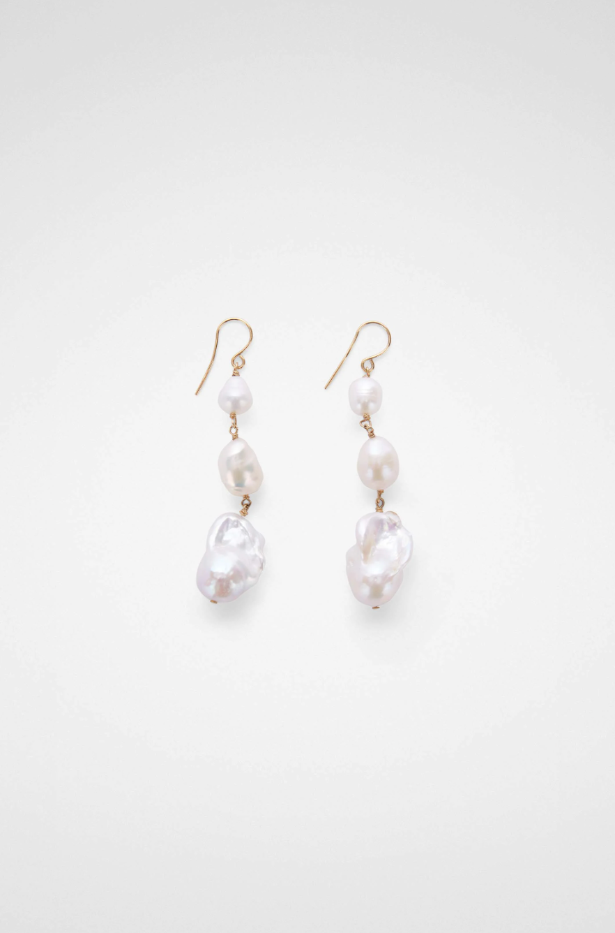 Jil Sander Pearl Earrings
