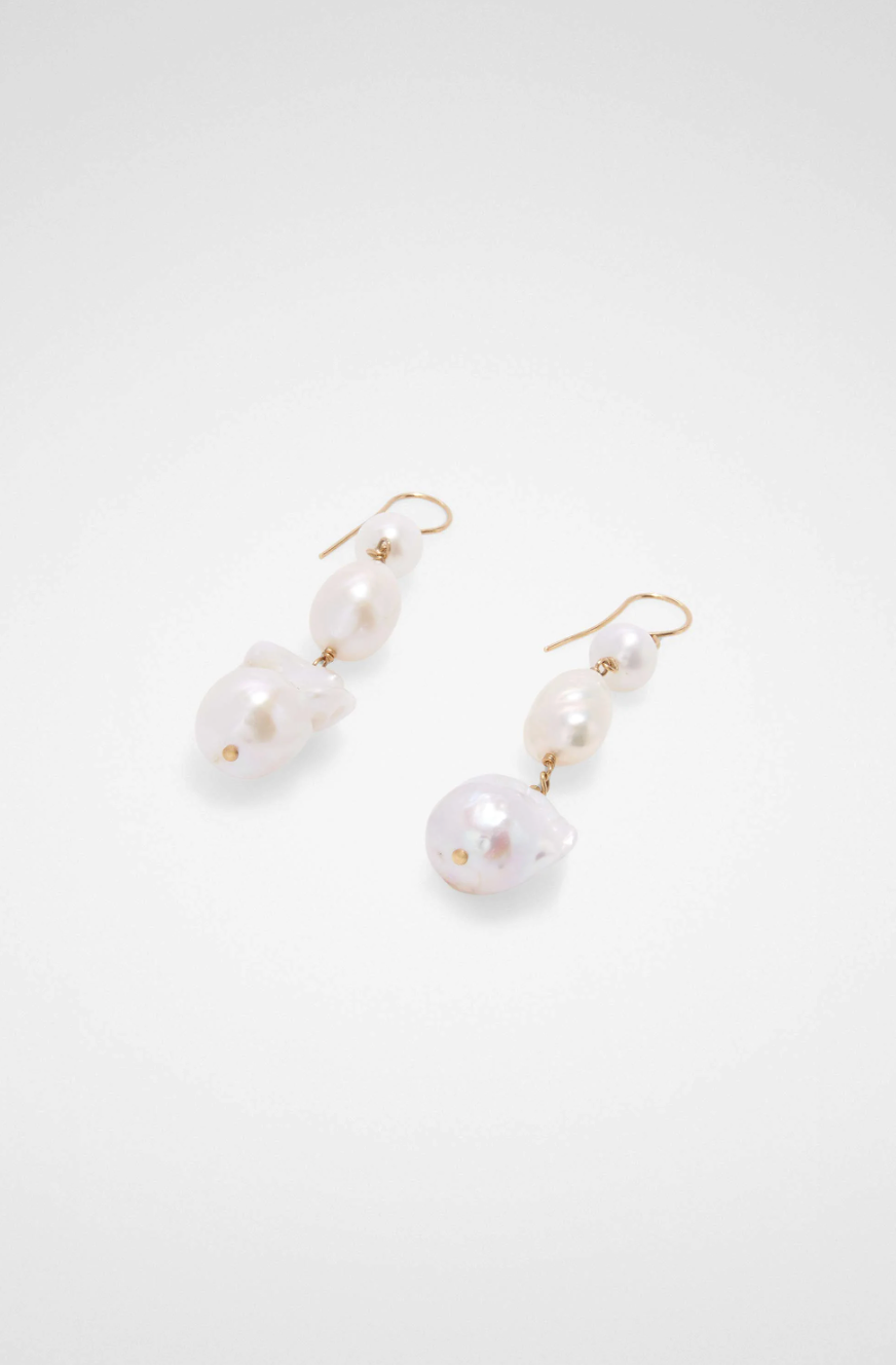 Jil Sander Pearl Earrings