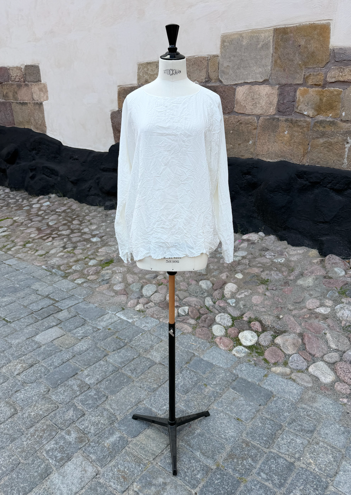 Daniela Gregis Longer silk top White