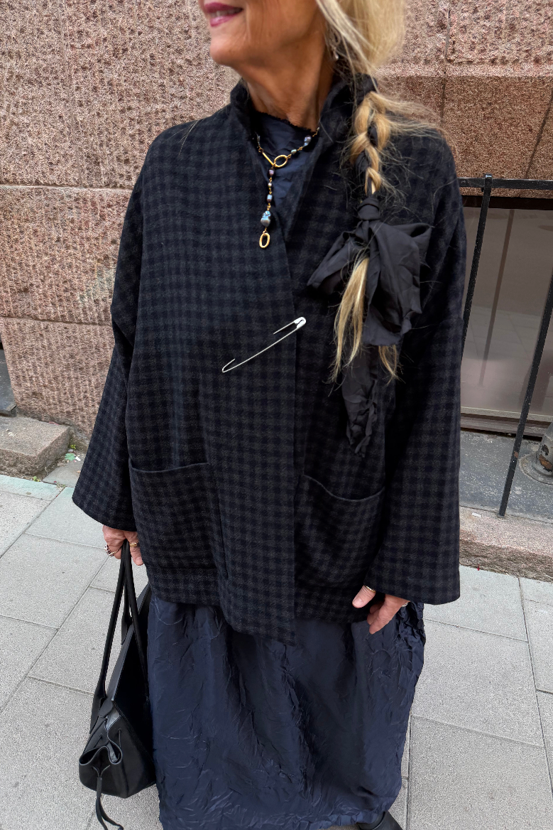 Daniela Gregis Laura Cashmere Checked Jacket