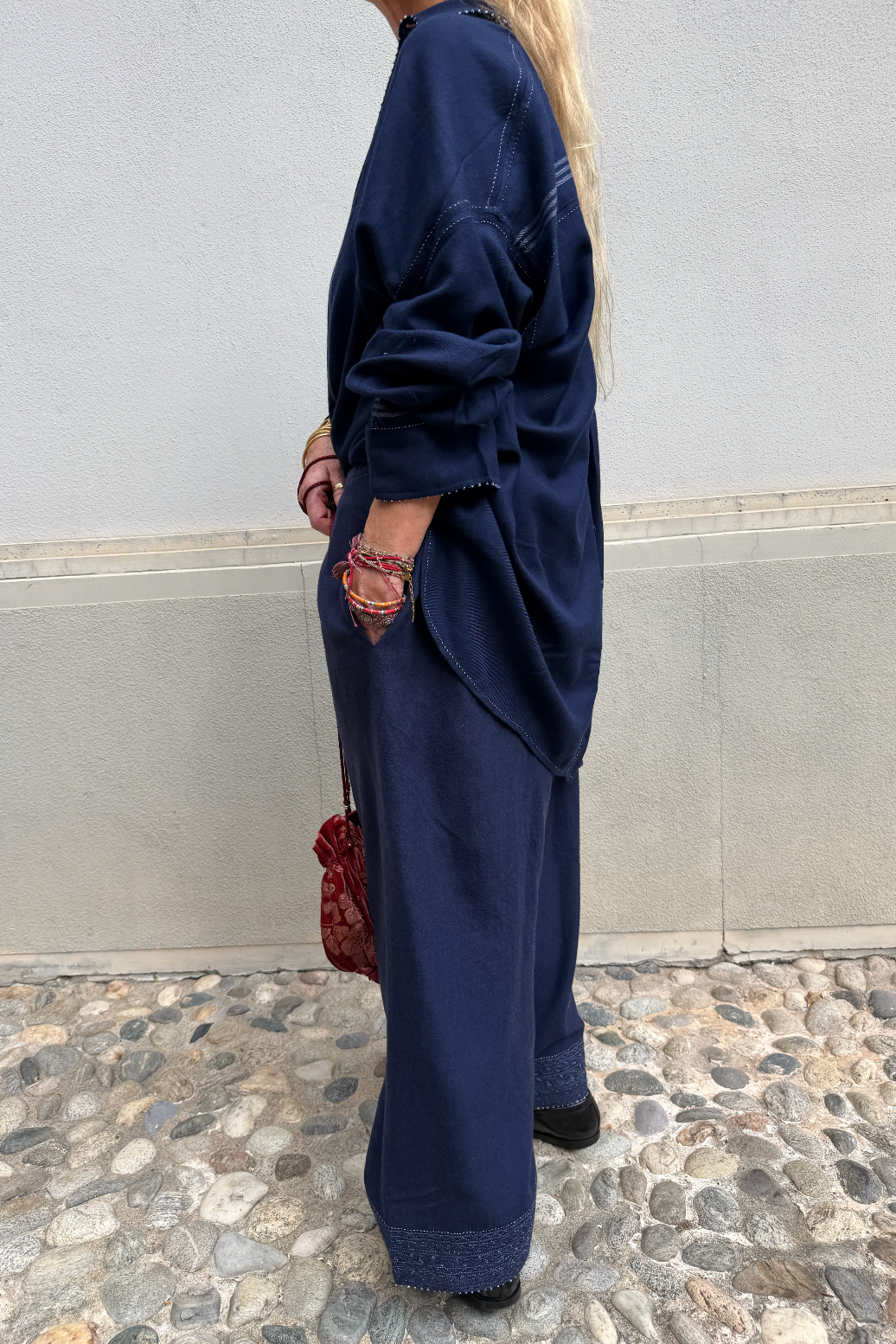 Pero Soft Navy Pants