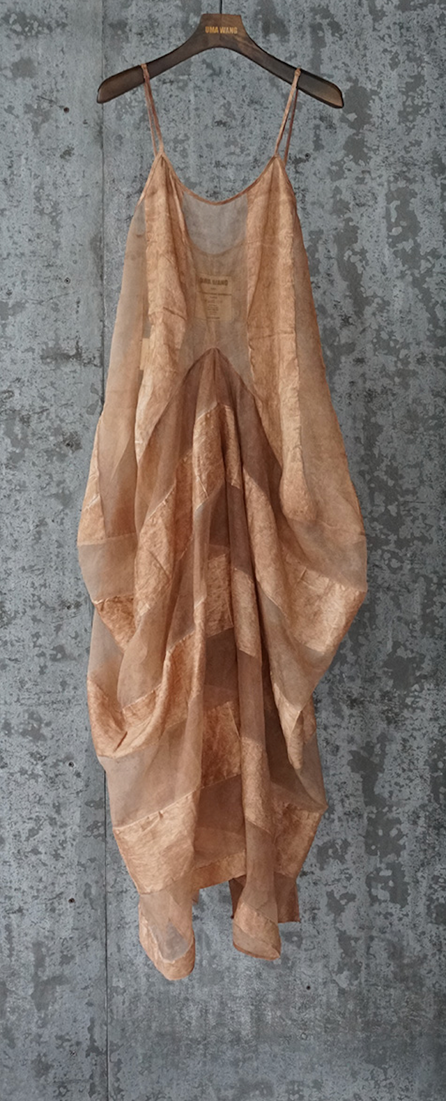 Uma Wang Kyoto dress (available in rust and black)