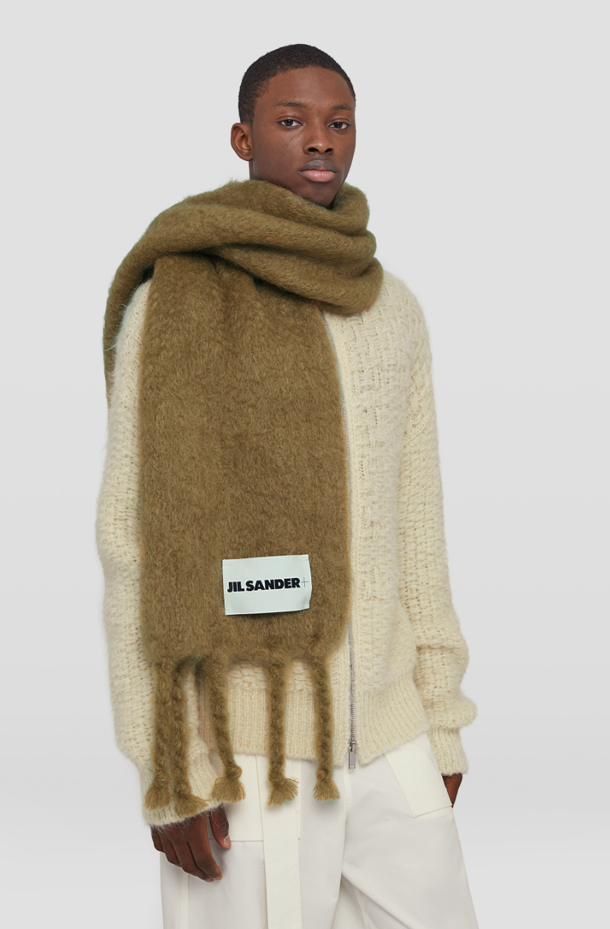 Jil Sander Scarf Beige - Main Image