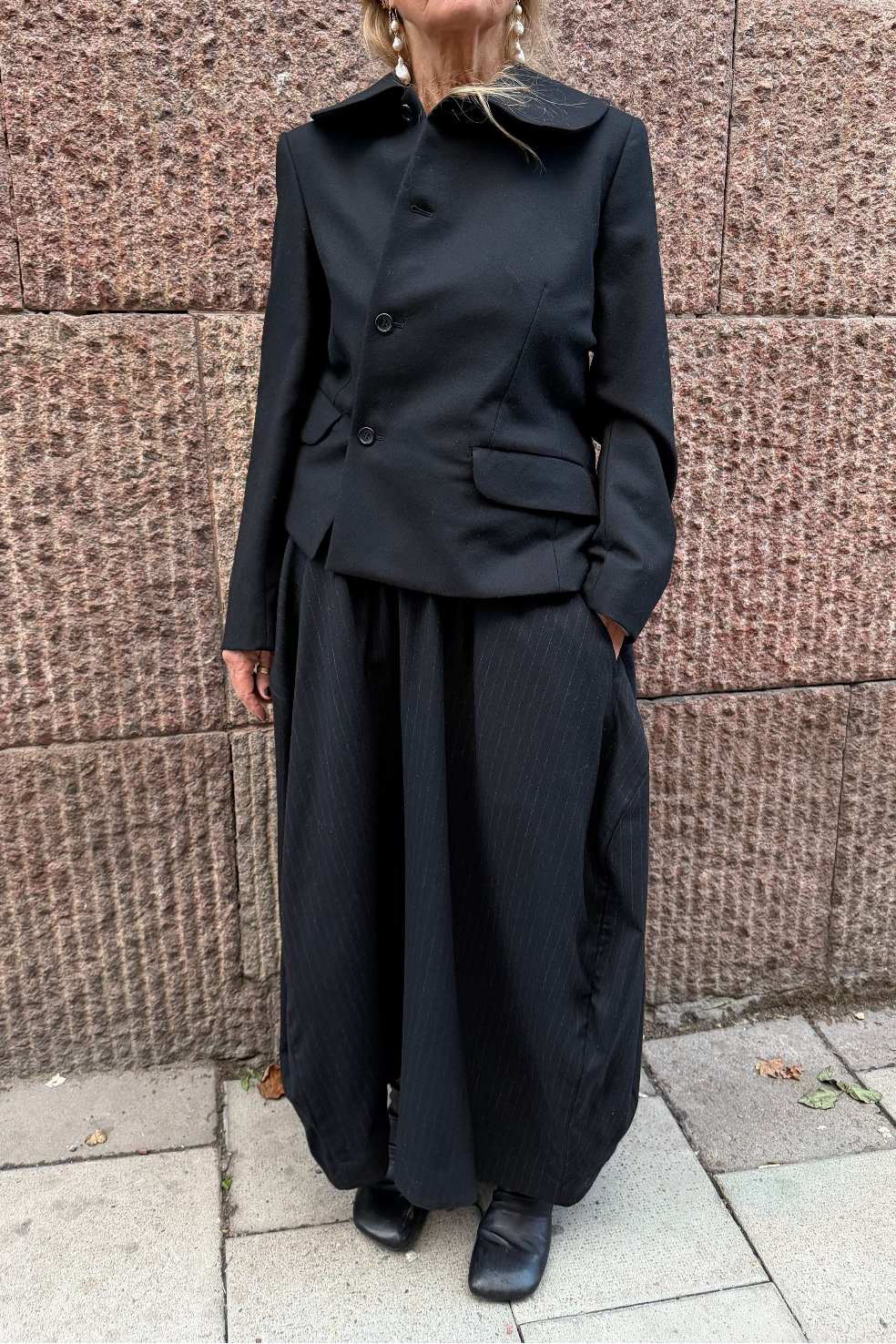 Comme des Garçons Comme des Garçons pinstripes skirt