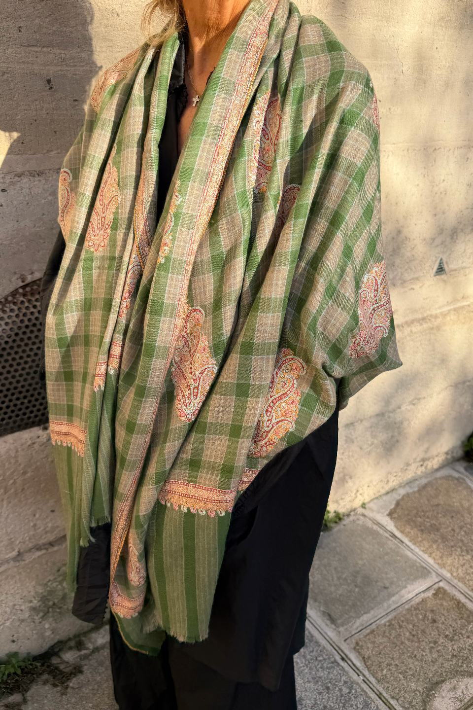 Yaser Shaw Scarf - Verde