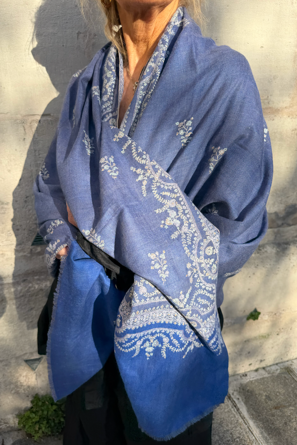 Yaser Shaw Scarf - Azul