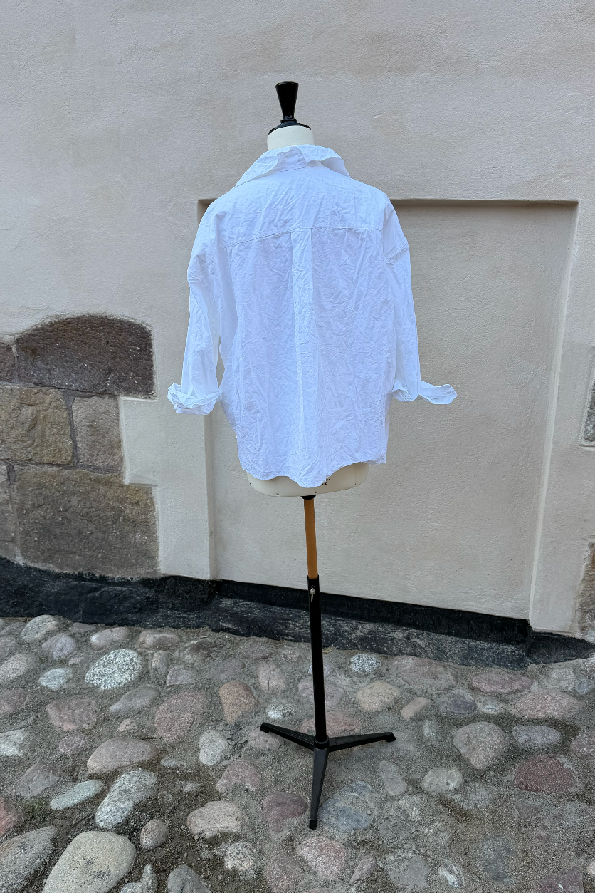 Daniela Gregis Spirito Cotton Shirt in White