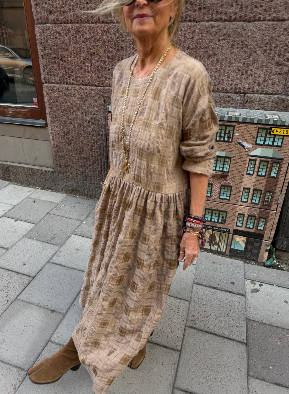Uma Wang Ming Dress - Tan