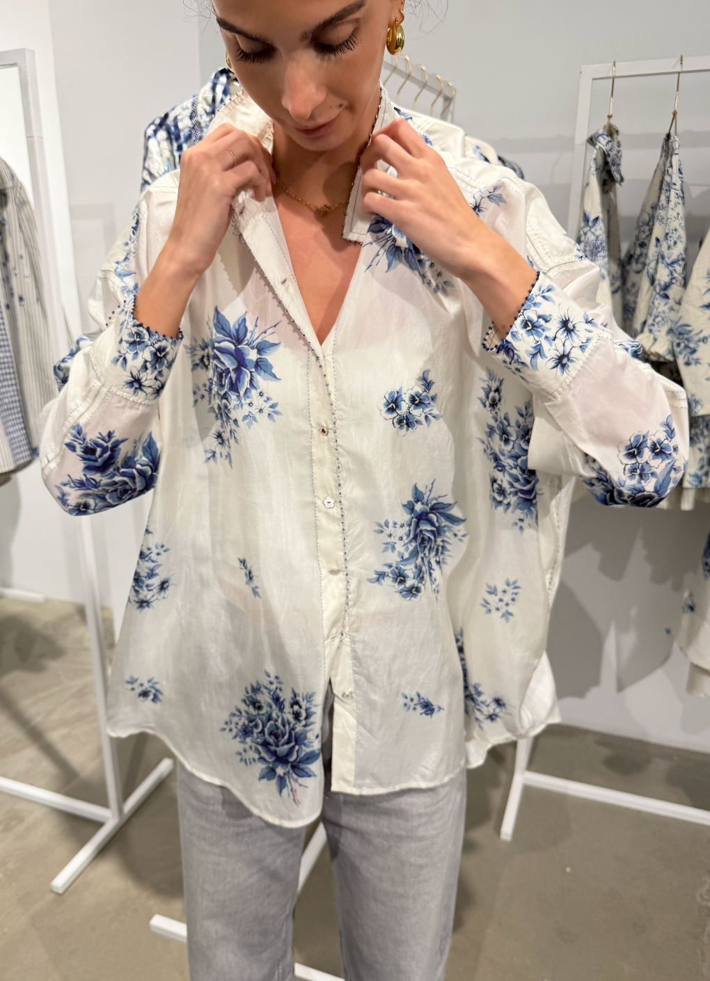 Pero Silk Tea Shirt