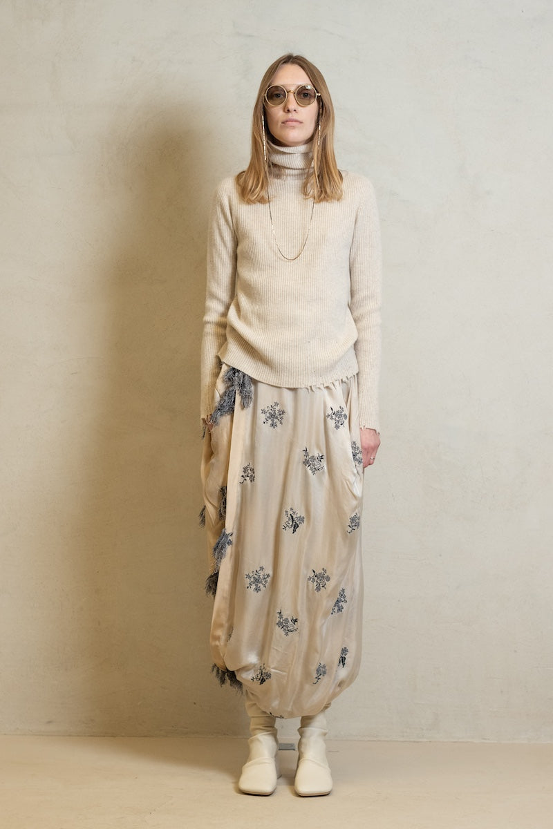 Uma Wang Gink Skirt Jacquard Beige