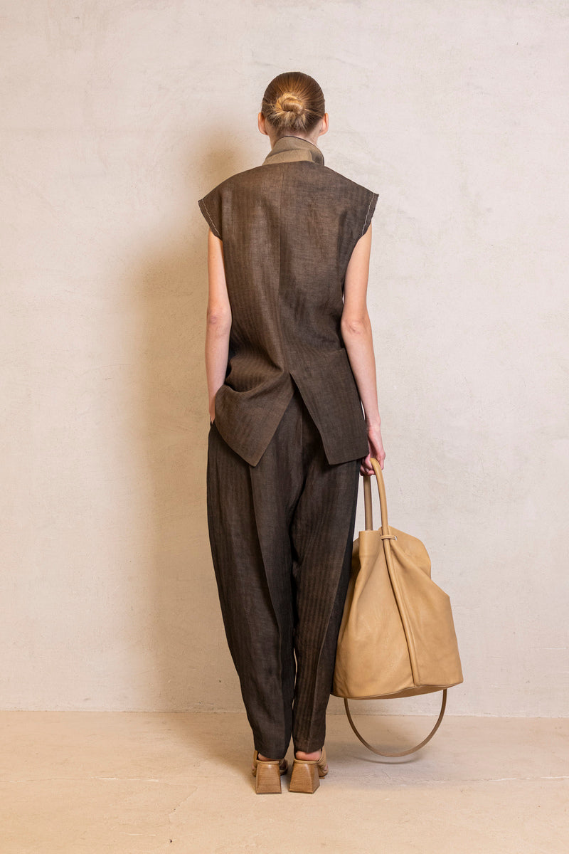 Uma Wang Venezia Vest - Brown