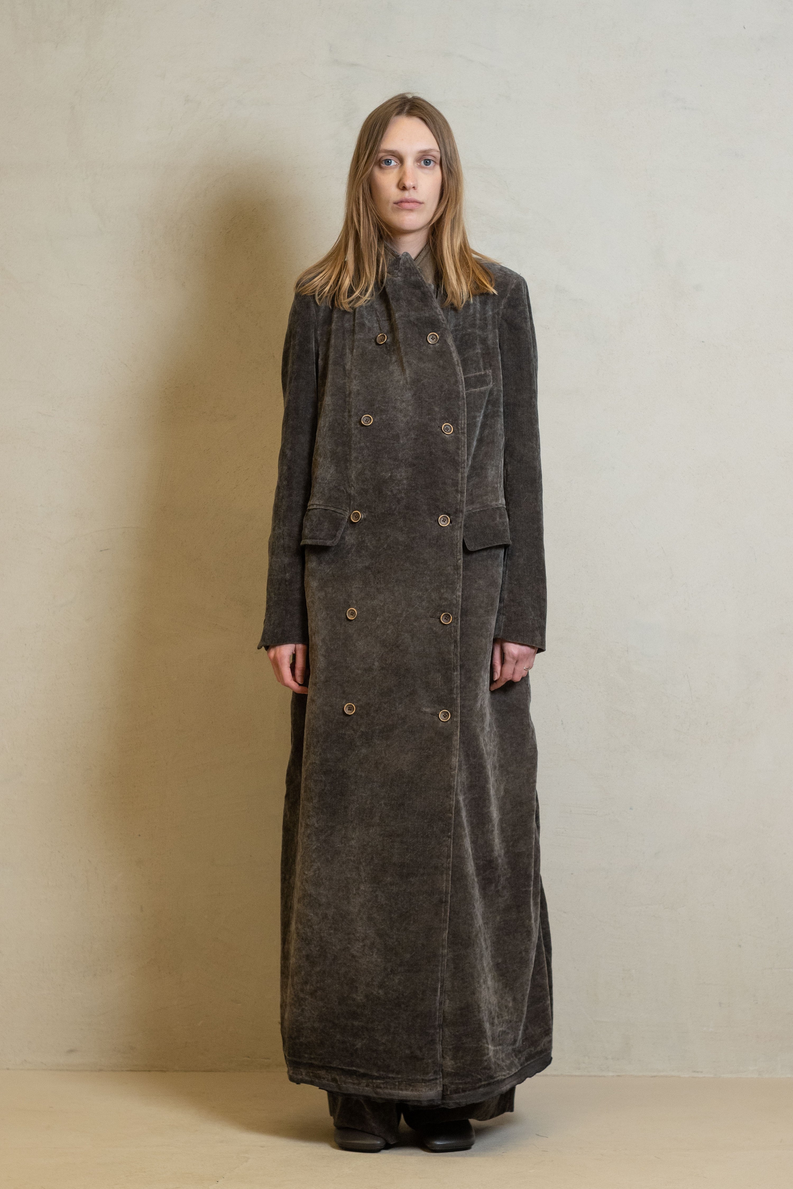 Uma Wang Cigna Coat Grey