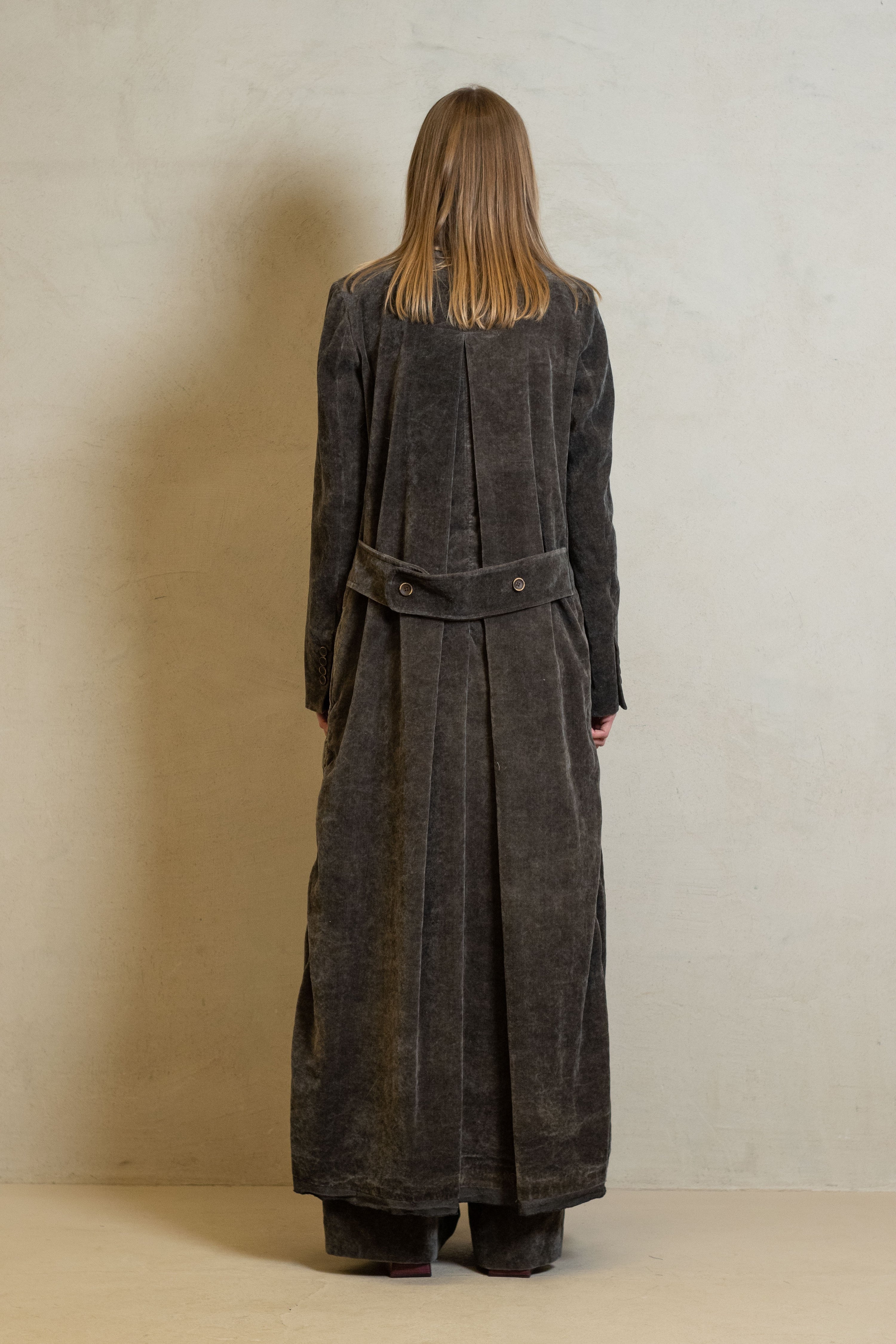 Uma Wang Cigna Coat Grey