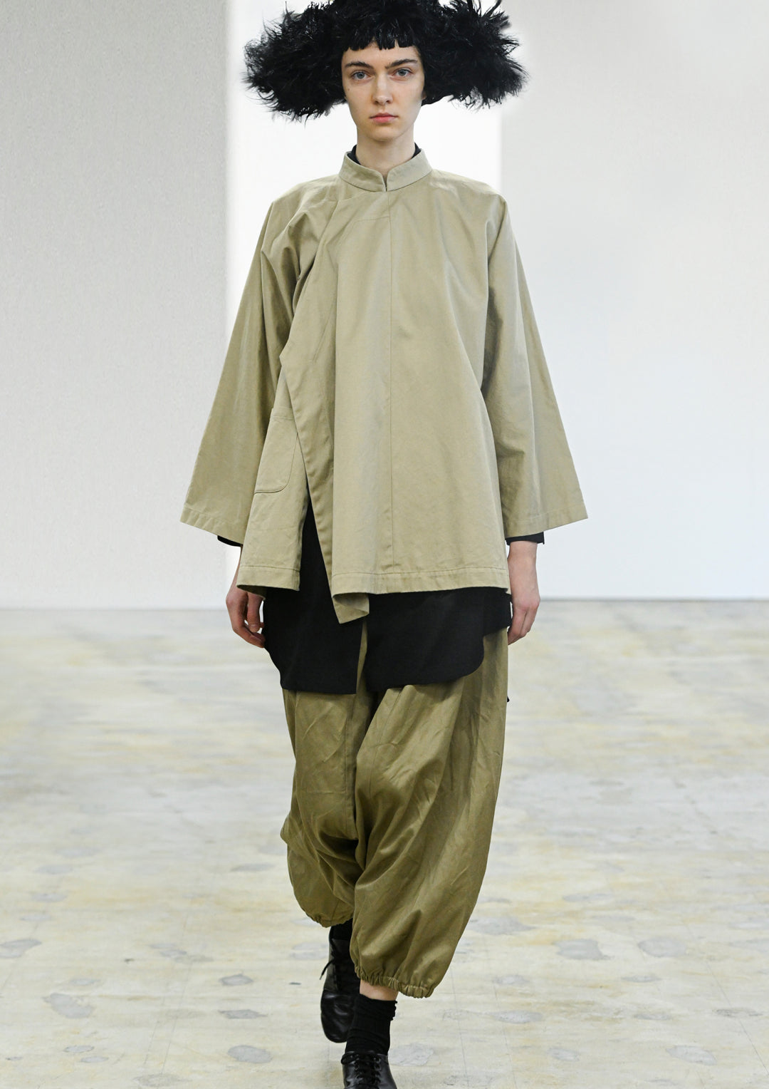 Comme des Garçons Comme des Garçons khaki artist jacket