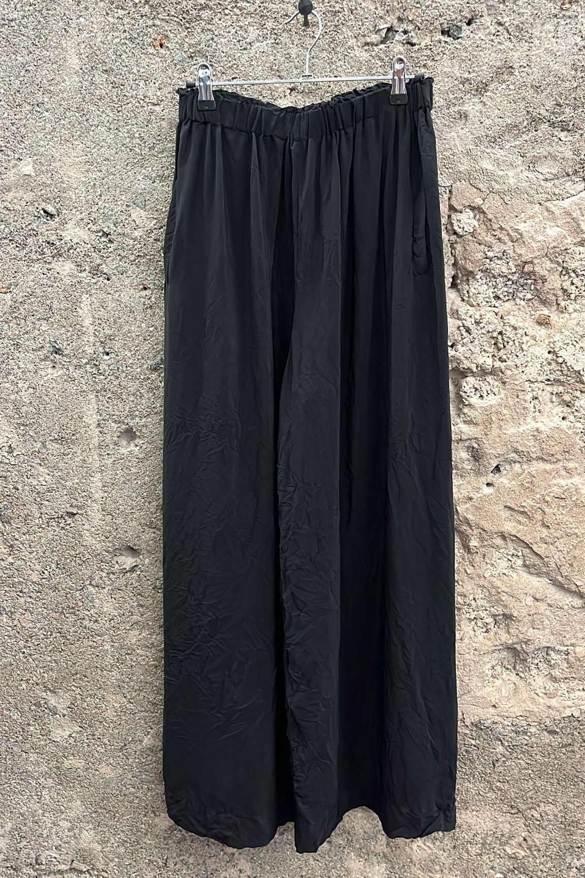 Daniela Gregis Silk Tornabuoni Pants in Black