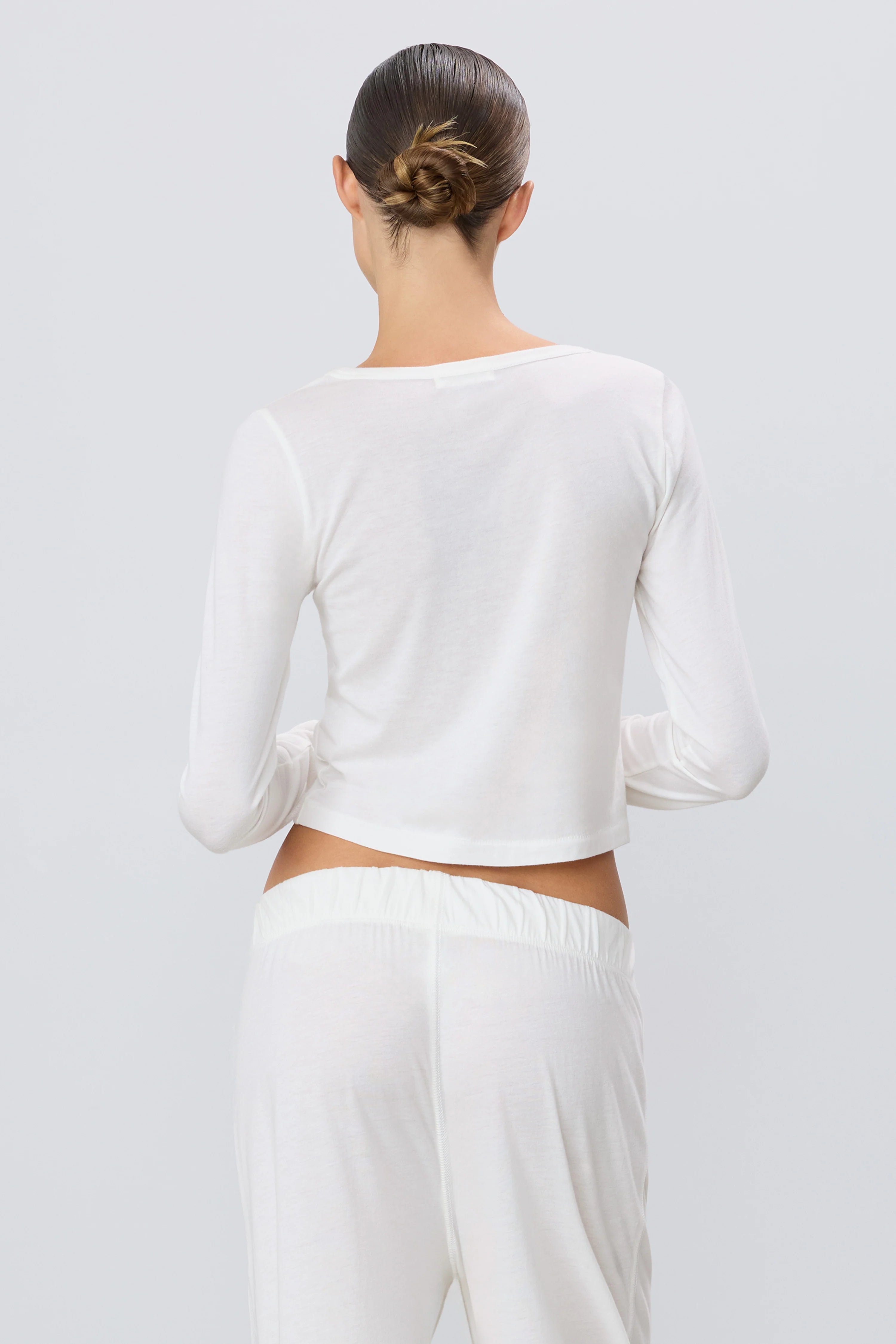 Eterne Hailey Long Sleeve Tee Cream